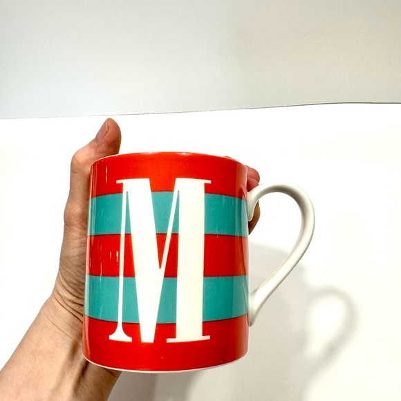 KATE SPADE WHATS IN A NAME INITIAL “M” COFFEE MUG - Picture 8 of 8